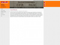 palm-gmbh.com Webseite Vorschau