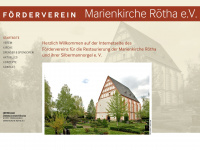 foerderverein-marienkirche.de Webseite Vorschau