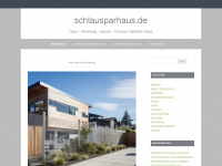 schlausparhaus.de Webseite Vorschau
