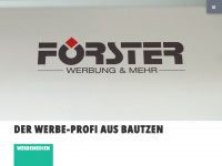 foerster-werbung-bautzen.de Webseite Vorschau