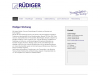 ruediger-werbung.de Webseite Vorschau