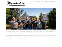 saegen-ledrich.de Webseite Vorschau