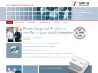 sander-kunststofftechnik.de Webseite Vorschau