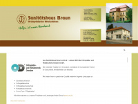 sanitaetshaus-braun.de Webseite Vorschau