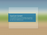 saxcom.net Webseite Vorschau
