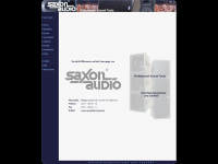 saxon-audio.de Webseite Vorschau
