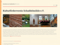 schaddelmuehle.org Webseite Vorschau