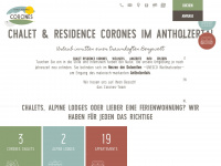 corones.com Webseite Vorschau
