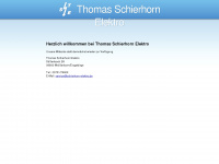 schierhorn-elektro.de Webseite Vorschau