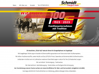 schmidt-mineraloel.de Webseite Vorschau