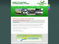 schneider-fahrzeugbau.de Webseite Vorschau