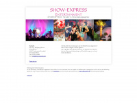 show-express.de Webseite Vorschau