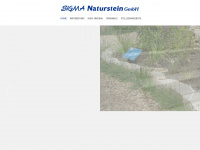 sigma-naturstein.de Webseite Vorschau