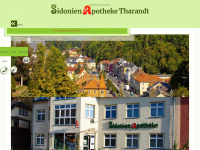 sidonien-apotheke.de Webseite Vorschau