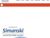 simanski.de Webseite Vorschau