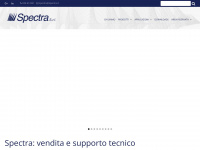 spectra.it Webseite Vorschau