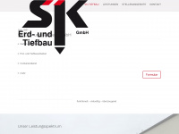 sk-tiefbau.de Webseite Vorschau