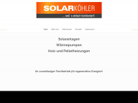 solarkoehler.de Webseite Vorschau