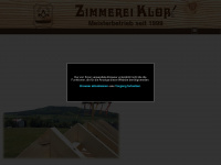 zimmerermeister-kloss.de Webseite Vorschau