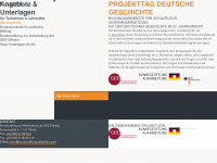 projekttag-deutsche-geschichte.de Webseite Vorschau