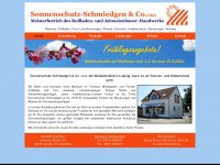 sonnenschutz-schmiedgen.de Webseite Vorschau