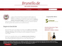 brunello.de Webseite Vorschau