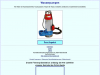 wasser-pumpe.de Webseite Vorschau