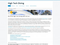 high-tech-diving.org Webseite Vorschau