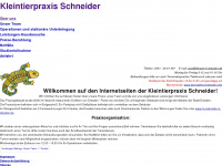 tierarzt-andre-schneider.de Webseite Vorschau