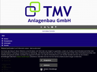 tmv-anlagenbau.de Webseite Vorschau