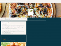 toms-pizza.de Webseite Vorschau