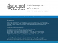 4sax.net Webseite Vorschau