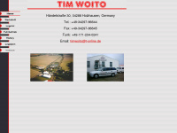 timwoito.de Webseite Vorschau