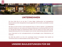 uhlich-bau.de Webseite Vorschau