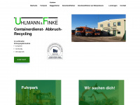 uhlmann-finke.de Webseite Vorschau
