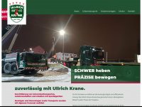 ullrich-krane.de Webseite Vorschau