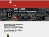 amati.cz Webseite Vorschau