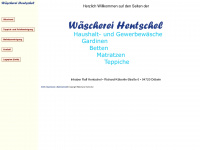 waescherei-hentschel.de Webseite Vorschau