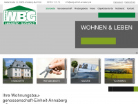 wbg-einheit-annaberg.de Webseite Vorschau