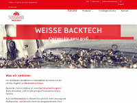 weisse-backtech.de Webseite Vorschau