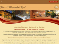 wenzelshof.de Webseite Vorschau