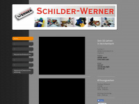 schilder-werner.de Webseite Vorschau