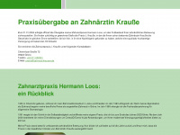 zahnarzt-loos.de Webseite Vorschau