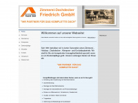 zimmerei-dachdecker-friedrich.de Webseite Vorschau