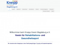 kneipp-verein-md.de Webseite Vorschau
