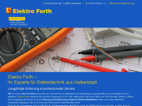elektro-forth.de Webseite Vorschau