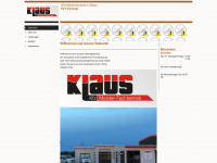 kfz-klaus.de Webseite Vorschau