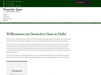 deutsches-haus-dolle.de Webseite Vorschau
