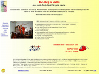 dj-joerg-party.de Webseite Vorschau