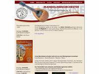 mandolinenorchester-hhm.de Webseite Vorschau